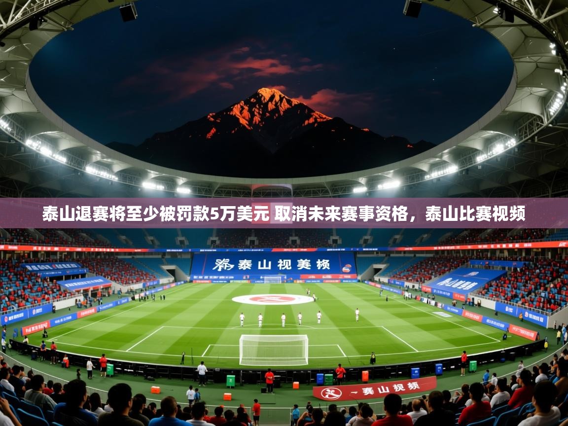 2025米兰体育app官网登录泰山退赛将至少被罚款5万美元 取消未来赛事资格，泰山比赛视频  第1张