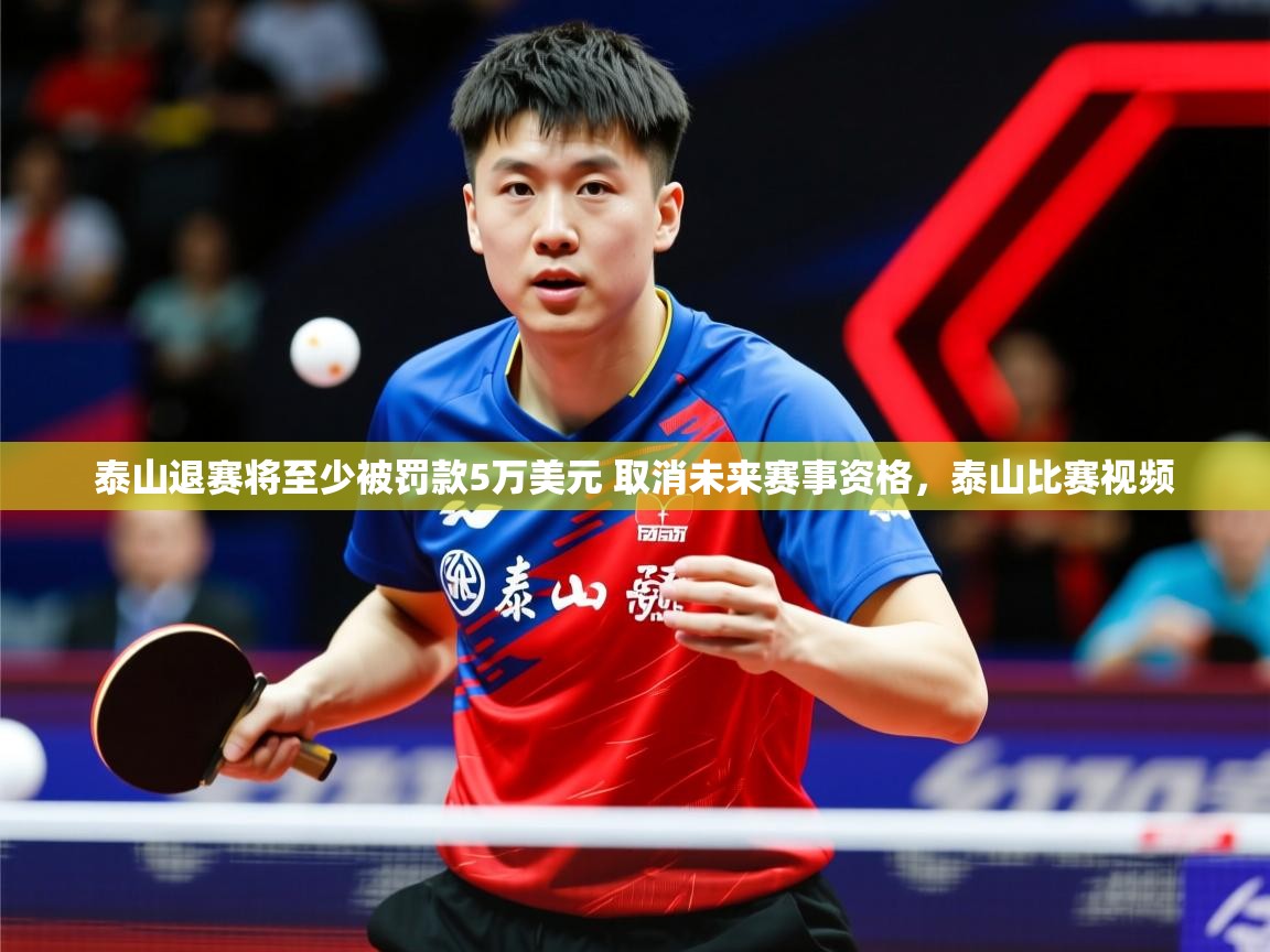 2025米兰体育app官网登录泰山退赛将至少被罚款5万美元 取消未来赛事资格，泰山比赛视频  第3张